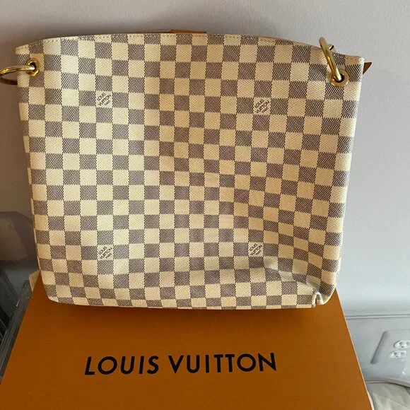 Louis Vuitton Graceful Handbag Damier Azur PM - Picture 4 of 15